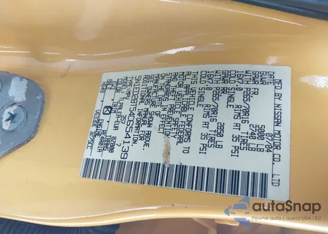 2004 Nissan Xterra Xe из США, поврежденный, VIN 5N1ED28T54C654139